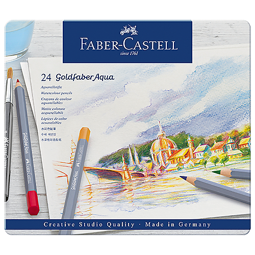 Färgpennor Faber-Castell Art Goldfaber Aqua 24/fp