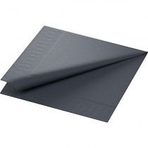 Servett Duni 3-lags 40x40 cm svart 125/fp