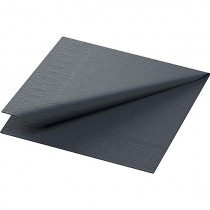 Servett Duni 3-lags 24x24 cm svart 250/fp