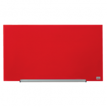 Whiteboardtavla Nobo Impression Pro Glas 31 tum 68x38 cm röd