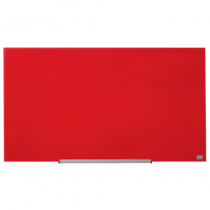 Whiteboardtavla Nobo Impression Pro Glas 45 tum 100x56 cm röd