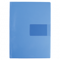 Aktmapp med visitkortsficka blå