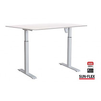 Sitt/ståbord Sun-Flex Easydesk Adapt II 160x80 cm vit/vit