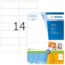 Etiketter Herma Premium 105x42,3 mm 1400/fp