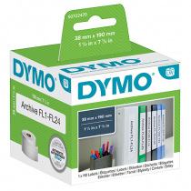 Pärmryggsetikett Dymo LabelWriter 190x38 mm