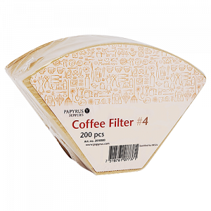 Kaffefilter 1x4 oblekta 200/fp